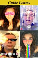 Guide Lenses for snapchat Affiche