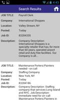 Manhattan Job Search captura de pantalla 2