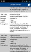برنامه‌نما Healthcare Job Search عکس از صفحه
