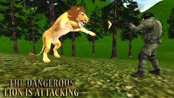 Lion Hunting - Jungle Animal Hunter 3D 2018 capture d'écran 2