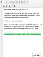 Multiplayer Notepad ポスター
