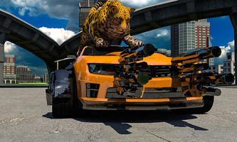 Jurassic leopard: Bruce lee robot fighter تصوير الشاشة 1
