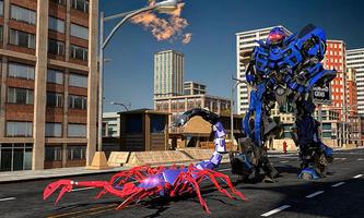 Scorpion Robot Hero: US Police Robot War الملصق