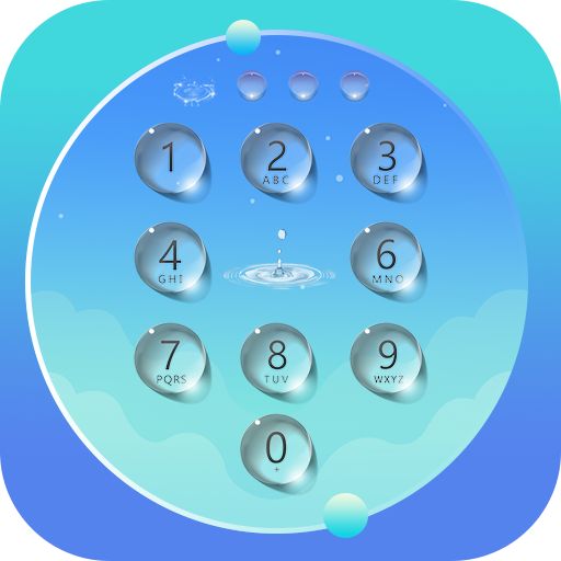 Lock screen keypad water