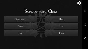 Supernatural Quiz Cartaz