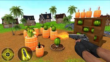 西瓜射手：免費水果射擊遊戲2018年 截圖 1