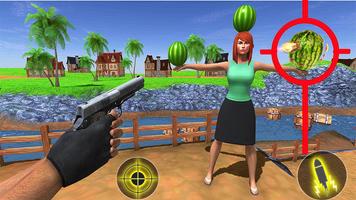 Watermelon Shooter: Free Fruit Shooting Games 2018 capture d'écran 3