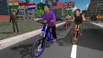 BMX City Bicycle Rider Race poster