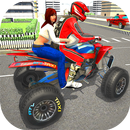 город ATV Taxi Sim: четырехцилиндровый симулятор APK