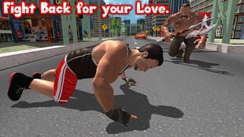 Real Hunk Big Man Fighting 3D Plakat