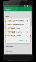 chomp Emoji - Android Blob Style الملصق