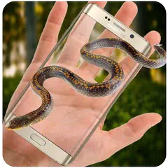 Snake on Screen - Scary Funny Mobile Crawler