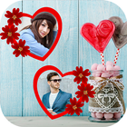 Lovely Couple Photo Frames-icoon