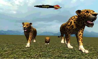 réal léopard cub simulateur Affiche