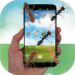 Ant run in phone funny joke APK Herunterladen