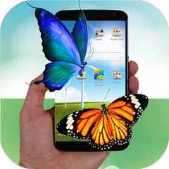 Butterfly fly on screen prank APK download