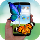 Butterfly fly on screen prank APK