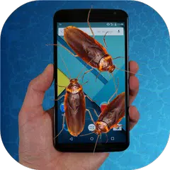 Скачать Cockroach run on screen prank APK