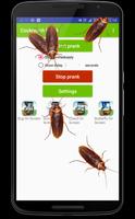 Poster Cockroach run on screen prank