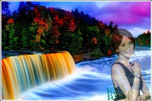 Waterfall Photo Frame imagem de tela 1