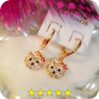 Earrings design icon