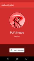 PUA Notes poster