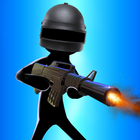Stickman Battlelands Royale -  Rocket Royale icône