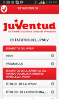 Estatutos del JPSUV Venezuela پوسٹر