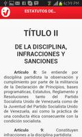برنامه‌نما Estatutos del JPSUV Venezuela عکس از صفحه