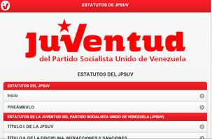 Estatutos del JPSUV Venezuela syot layar 3