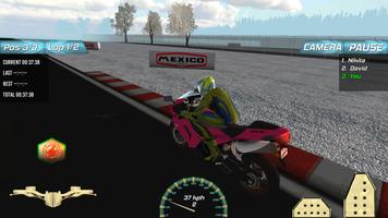 Winter Motorbike Race capture d'écran 3