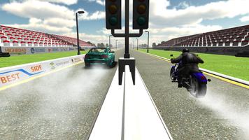 Drag Motorbike Racing captura de pantalla 3