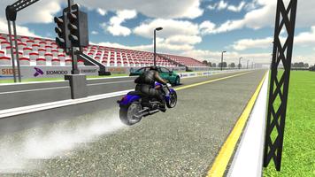 Drag Motorbike Racing captura de pantalla 1
