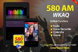WKAQ 580 am puerto rico radio station online radio screenshot 1