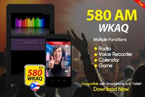 1 Schermata WKAQ 580 am puerto rico radio station online radio