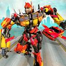 Flying Car Robot War Simulator APK