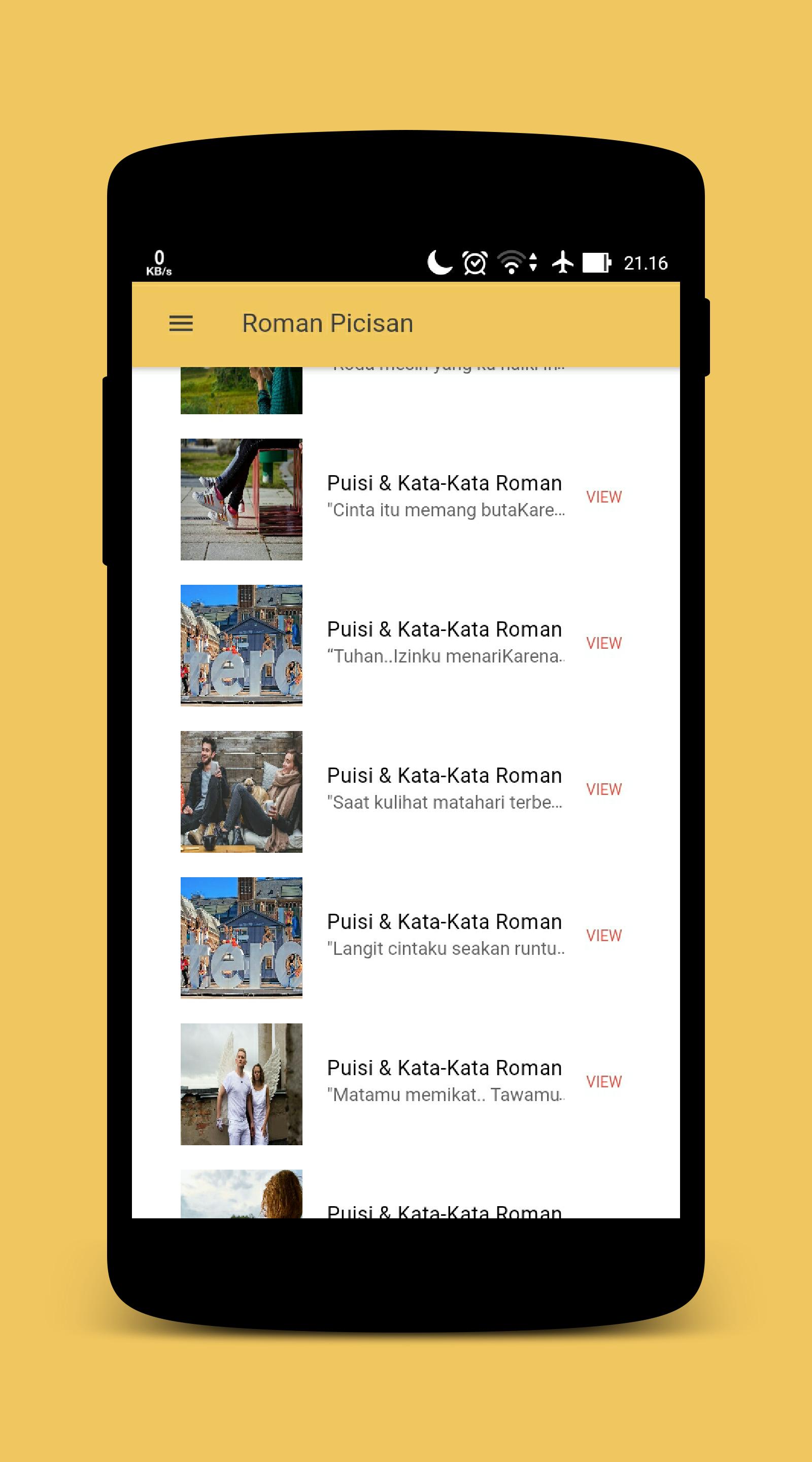 Puisi Roman Picisan Kumpulan Kata Lengkap For Android Apk Download