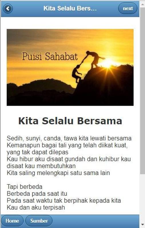 Puisi Terbaik Untuk Sahabat for Android APK Download Puisi Terbaik Untuk Sahabat for Android APK Download