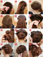 styles de cheveux des femmes Affiche