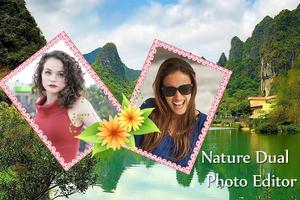 Nature Dual Photo Editor Affiche