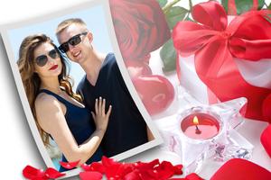 1 Schermata Romentic Love Photo Frame