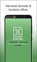 Poster Best Excel Formulas and Functions - Offline