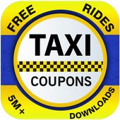 Free Taxi - Cab Coupons for Uber & Lyft أيقونة