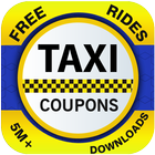 آیکون‌ Free Taxi - Cab Coupons for Uber & Lyft