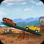 Seesaw Car Stunts Racing Games icône