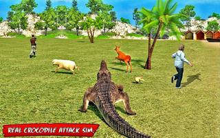 Crocodile Attack Mission 3D capture d'écran 3