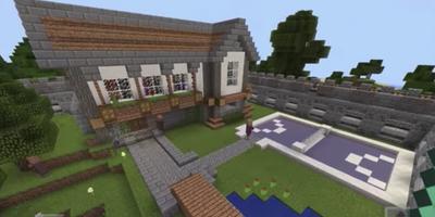 Modern House Mansion for MCPE Affiche