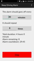 Sleep Driving Alarm Affiche