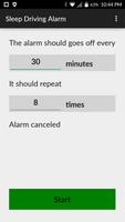 Sleep Driving Alarm capture d'écran 1