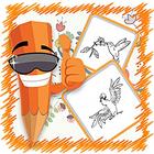 Free Coloring Book- Bird Paint icône